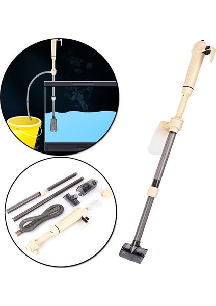 Güç Adaptörü Stili Balık Tankı Temizleyici Sifon Temizleyici Akvaryum Balık Tankı Vakum Temizleyici Pompa Su Filtresi Aracı Kum ve Çakıl Için (Yurt Dışından) modelleri