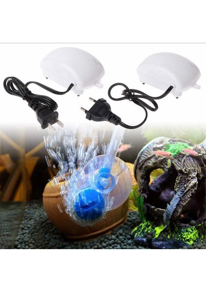 No.1 Tarzı 9.5cmx5.8cmx3.5cm 2.5W Akvaryum Balık Tankı Oksijen Hava Pompası Mini Hava Kompresörü Pompası Akvaryum Balık Tankı Oksijen Pompası Ultra Düşük Gürültü Tank Aksesuarları (Yurt Dışından) fırsatları