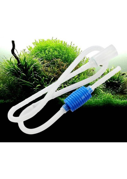 Tek Boyut Stili Balık Tankı Sifon Pompası Akvaryum Sifon Tüpü Balık Tankı Temizleyici Vakum Pompası Çakıl Temizleyici Kum Tuzağı Filtre Su Değişim Aracı (Yurt Dışından)