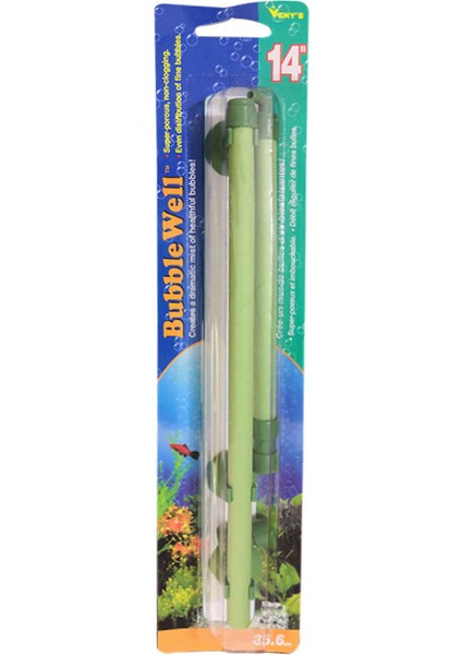 Yeşil 14 Inç Stili 5 Boyutlu Akvaryum Oksijen Pompası Yaratıcı Taze Hava Taşı Akvaryum Havalandırma Cihazı Kabarcık Barı Hava Şeridi Hava Pompası Balık Tankı (Yurt Dışından)