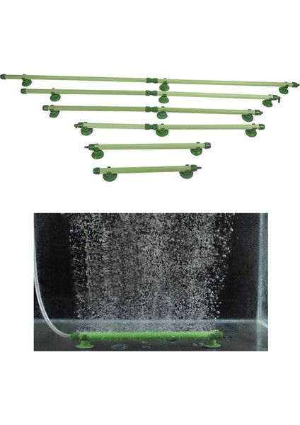 Renk Rastgele Stil 28 Inç (71 Cm) 6 Boyutlu 6 Renkli Balık Tankı Akvaryum Hava Taşı Balon Duvarı Havalandırma Tüpü Oksijen Pompası Difüzör Yüksek Verimlilik (Yurt Dışından) indirimleri