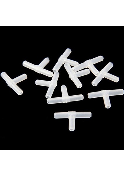 Düz Stil Çap 4mm 4mm Plastik Akvaryum Balık Tankı Hava Pompası Konnektörü T Şekilli Konnektör Kontrol Valfi Hava Boru Aksesuarları (Yurt Dışından) fiyatları