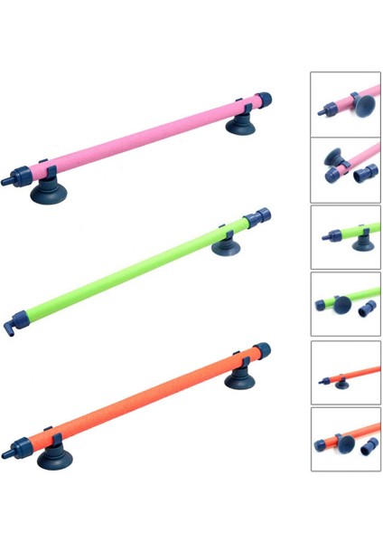 Turuncu Tarzı S Beden Akvaryum Balık Tankı Hava Taşı Stick Balon Duvar Tüp Oksijenasyon Pompası Dekor Balık Tankı Aksesuarları (Yurt Dışından) fiyatları