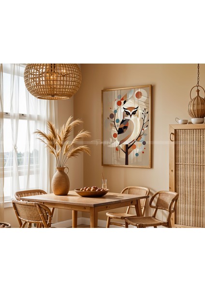 Doğa Temalı 3'lü Ahşap Çerçeveli Tablo Seti 21 x 30