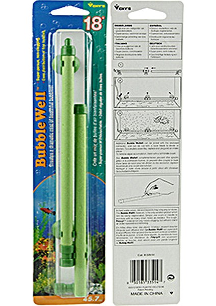 Yeşil 18 Inç Stili Yaratıcı Hava Kabarcığı Şerit Hava Pompası Taze Hava Taşı Balık Tankı Akvaryum Havalandırma Aleti Için Akvaryum Oksijen Pompası (Yurt Dışından)