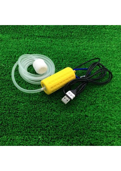 Sarı Stil USB Mini Akvaryum Filtre Oksijen Hava Pompası Balık Tankı Için Ultra Sessiz Yüksek Enerji Verimli Akvaryum Tankı Aksesuarları (Yurt Dışından)
