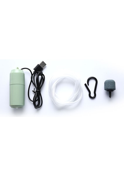gr Stili Küçük Hacimli Akvaryum Oksijen Hava Pompası Balık Tankı USB Sessiz Hava Kompresörü Aeratör Taşınabilir Mini Küçük Oksijenleyici Akvaryum Aksesuarları 5V 1W (Yurt Dışından)