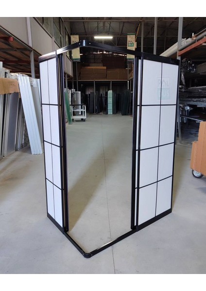 Teknesiz Duşakabin Mika Plastik Camlı Karolaj Desenli fiyatları