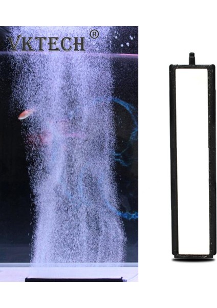 10X4CM Tarzı Balık Tankı Havalandırma Hava Taşı Barı Akvaryum Oksijen Pompası Şerit Kabarcık Taşı Difüzör Yüksek Verimlilik ve Kirlilik Içermeyen (Yurt Dışından)