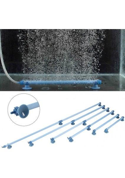 Mavi Stil 28 Inç Balık Tankı Akvaryum Hava Taşı Balon Duvar Havalandırma Hortumu Oksijen Silindir Pompa Difüzör Kirlilik Olmadan Akvaryum Aksesuarları (Yurt Dışından) fiyatları