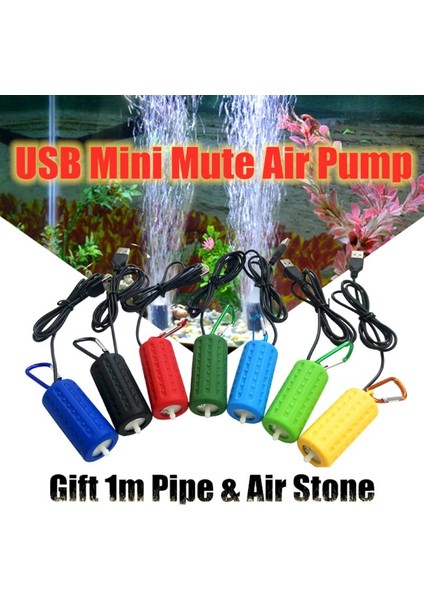 No.3 Tarzı Taşınabilir Mini USB Akvaryum Balık Tankı Oksijen Hava Pompası Sessiz Enerji Tasarrufu Malzemeleri Suda Yaşam Terraryumu Balık Tankı Aksesuarları (Yurt Dışından)
