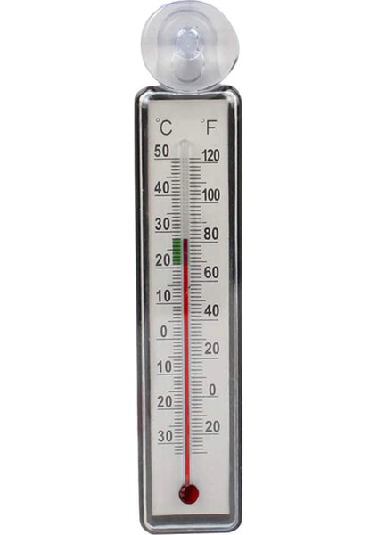 Kırmızı Stil Akvaryum Termometre Anti-Çarpışma Su Sıcaklık Ölçüm Aracı Emici Bardak Akvaryum Aksesuarları (Yurt Dışından)