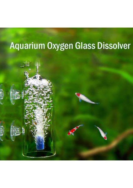 Spiral Co2 Difüzör Stili Akvaryum Oksijen Camı Çözücü Çözünüm Havalandırma Co2 Difüzörü Dağıtıcı Balık Tankı Sıçramayı Önleyici Kabarcık Taşı Evcil Hayvanlar Malzemeleri (Yurt Dışından) modelleri