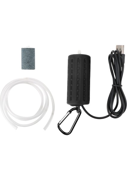 Siyah Stil S Beden Mini USB Sessiz Enerji Tasarruflu Malzemeler Akvaryum Balık Tankı Oksijen Hava Pompası Su Ürünleri Reptile Terraryum Filtresi Balık Tankı Aksesuarları (Yurt Dışından)