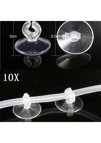 Kristal Berraklığında Stil Plastik Akvaryum Emme Kupası Tutucu Balık Tankı Emici Hortum Tutucu Akvaryum Aksesuarı (Yurt Dışından) fiyatları