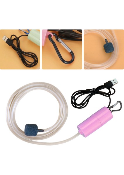 Siyah Stil Akvaryum Balık Tankı USB Oksijen Hava Pompası Sessiz Enerji Tasarrufu Malzemeler Taşınabilir Mini Sucul Teraryum Balık Tankı Aksesuarları (Yurt Dışından) fırsatları