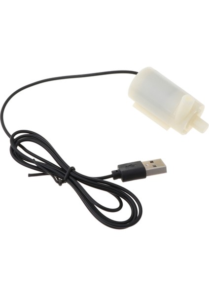 Gösteri Stili Olarak Mini Dc 5V Şarj Edilebilir USB Güçlü Su Motoru Balık Tankları Akvaryum Mikro Daldırma Su Pompası Aksesuarları (Yurt Dışından)