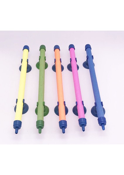 Yeşil Stil 7 Inç Renkli Akvaryum Oksijen Pompası Taze Hava Taşı Balon Çubuğu Akvaryum Balık Tankı Havalandırma Pompası Hava Pompası Kum Taşı (Yurt Dışından) fırsatları