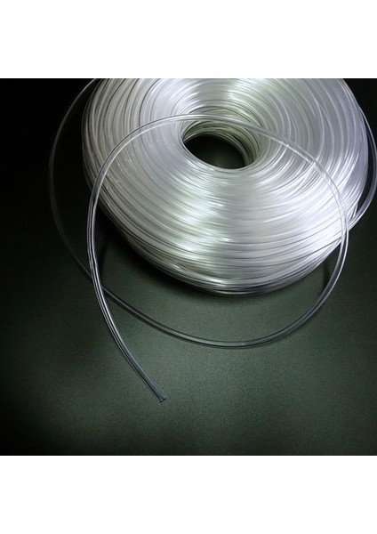 Güçlendirilmiş Stil 1m Akvaryum Oksijen Pompası Hortumu Hava Balon Taşı Akvaryum Balık Tankı Gölet Pompası Borusu 4*6mm Beyaz Siyah Renk (Yurt Dışından)