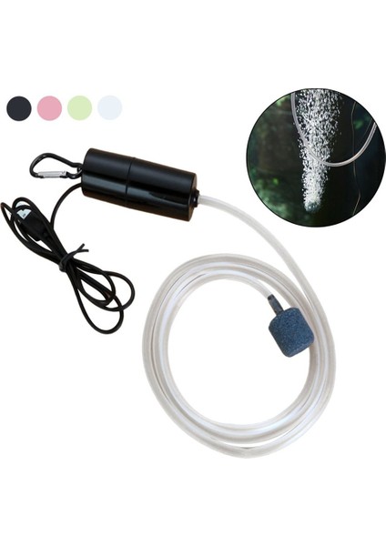 Siyah Stil Akvaryum Balık Tankı Taşınabilir Mini Sucul Teraryum USB Oksijen Hava Pompası Sessiz Enerji Tasarruflu Malzemeler Balık Tankı Aksesuarları (Yurt Dışından) fiyatları