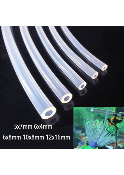 3m Tarzı 6X8MM Meterlik Oksijen Pompası Hortumu Akvaryum Yumuşak Boru (Yurt Dışından) indirimleri