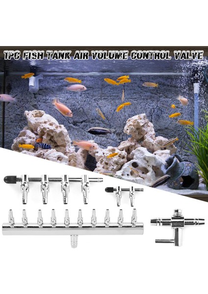 5 Kafa Stili Akvaryum Hava Akışı Bölücü Hava Akış Kontrol Valfi Özel Valf Balık Tankı Bölücü Balık Tankı Için Ücretsiz Hava Pompaları ve Aksesuarlar (Yurt Dışından) fiyatları