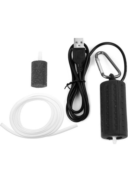 Siyah Stil M Beden Akvaryum Mini USB Oksijen Hava Pompası Taş Kontrol Valfı Sessiz Hortum Enerji Tasarruflu Malzemeler Balık Tankı Aksesuarları (Yurt Dışından)