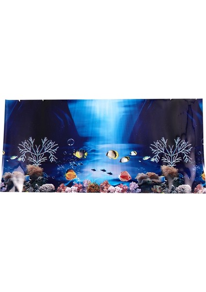 Mavi Stil Tek Boyut Mavi Taze Deniz Arka Planı Akvaryum Okyanus Manzara Poster Balık Tankı Arka Planı (Yurt Dışından) modelleri