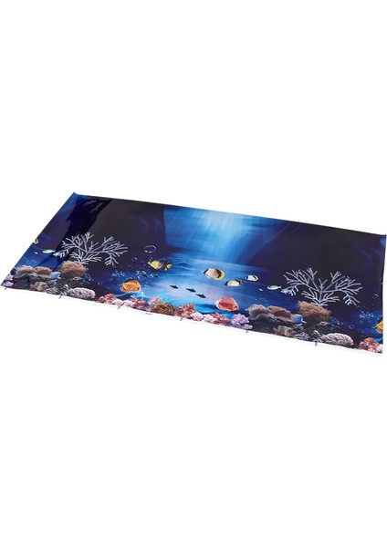 Mavi Stil Tek Boyut Mavi Taze Deniz Arka Planı Akvaryum Okyanus Manzara Poster Balık Tankı Arka Planı (Yurt Dışından) fırsatları