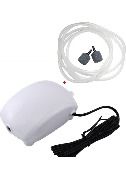 Ab Tak - Oksijen Hortumu Stili Bedensiz Akıllı Yuvalı Balık Hava Pompası 2.5W Akvaryum Düşük Sesli Balık Tankı O2 Pompası (Yurt Dışından)