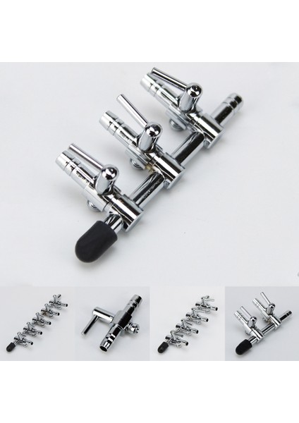 Dört Uç Stili Dayanıklı Paslanmaz Çelik Hava Akış Kontrol Dağıtıcı Kolu Oksijen Pompası Akvaryum Valf Balık Tankı Bölücü Aksesuarları (Yurt Dışından) indirimleri