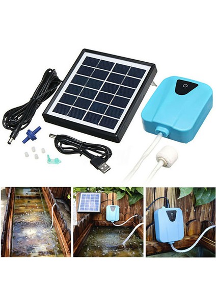 2. Güneş Panelleri Stili 2l/dakika Akvaryum Hava Pompası Güneş Enerjili Oksijen Seviyesi Arttırıcı Balık Tankı Oksijen Pompası USB Şarjlı Havuz Havalandırıcı Su Pompası 1 Hava Taşı Ile (Yurt Dışından) fiyatları