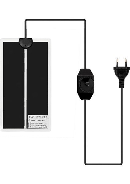 7W Tarzı 220V Isı Matı Sürüngen Yavruluk Inci Evcil Hayvan Elektrikli Battaniye Isıtma Ped Brew Sıcak Isıtıcı Ayarlanabilir Sıcaklık Kontrolü (Yurt Dışından)