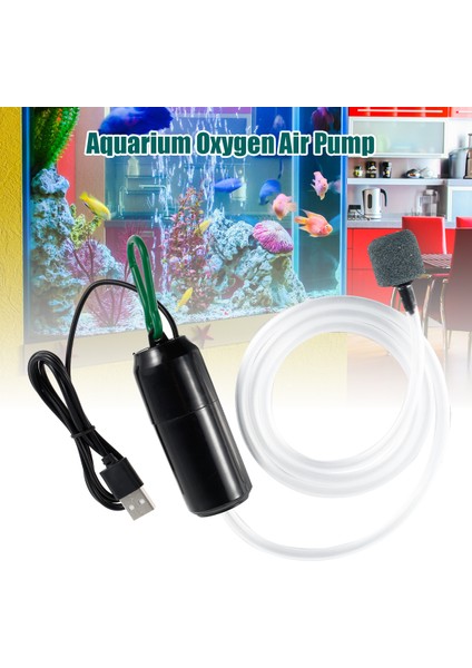 Beyaz Stil USB Oksijen Pompası Akvaryum Oksijen Hava Pompası Balık Tankı Hava Kompresörü Aerator Taşınabilir Mini Küçük Oksijenleyici Akvaryum Aksesuarları (Yurt Dışından) fiyatları