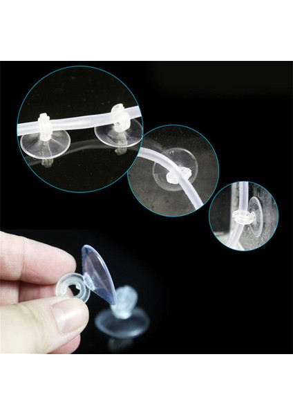 10 Adet Tarzı Akvaryum Emme Kupası Balık Tankı Oksijen Pompası Yumuşak Boru Havalandırıcı Tutucu Sabitleme Çerçevesi Sabitleme Emici (Yurt Dışından) modelleri