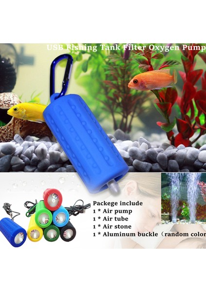 A-Meyve Yeşili Stili 7 Renkli 5VDC Taşınabilir Akvaryum Tankı Aksesuarları Ultra Sessiz USB Filtre Hava Kompresörü Oksijen Pompası Balıkçılık Ekipmanı Arayüz Kablosu (Yurt Dışından) fiyatları