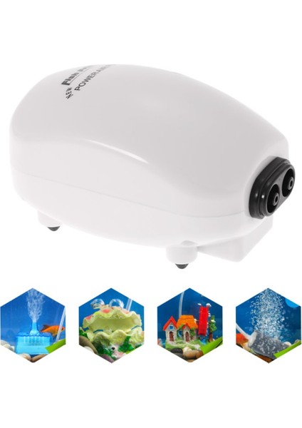 2.5W Tarzı Resim Gösterisi Olarak Ultra Sessiz Akvaryum Hava Pompası Mini Kompresör Verimli Oksijen Hava Pompası Tek Çift Çıkış Eu Fişi Balık Aksesuarları (Yurt Dışından) fiyatları