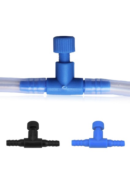 Mavi Stil 4mm Akvaryum Aksesuarları Hava Hattı Borusu Ayarlanabilir Bağlantı Pompası Akış Kontrol Valfi Anahtarı Musluk 4mm Çap Hortum Trake Türüşü. (Yurt Dışından) fiyatları