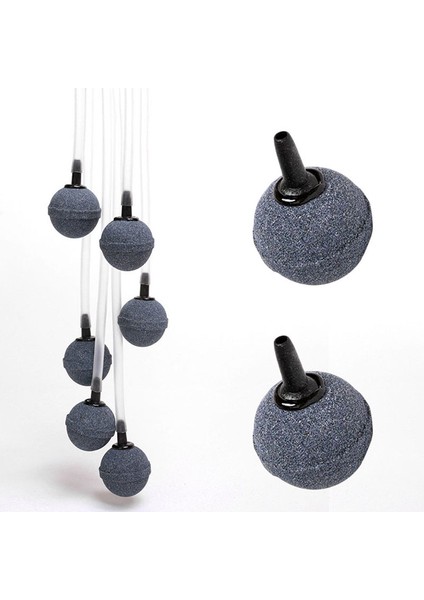 Hava Taşı Tarzı Çap 2cm 5 Adet Mini Akvaryum Yuvarlak Mineral Kabarcık Hava Taşı Havuzu Balık Tankı Pompa Hava Aerator Aeration Hidroponik Oksijen Taşı Aksesuarları (Yurt Dışından) fiyatları