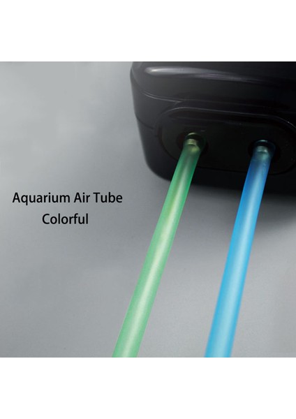 Yeşil Stil 4X6MM Renkli Akvaryum Hava Tüpü 4*6mm Akvaryum Oksijen Pompası Hortumu Hava Kabarcığı Taşı Akvaryum Balık Tankı Havuzu Pompası Tüpü Yüksek (Yurt Dışından) fırsatları