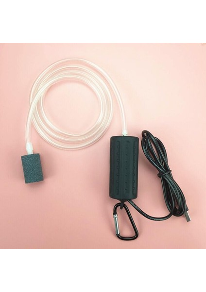 Siyah Stil Renkli Akvaryum Balık Tankı Oksijen Hava Pompası Sessiz Taşınabilir USB Mini Oksijen Hava Pompası Enerji Tasarruflu Malzemeler Evcil Hayvan Ürünü (Yurt Dışından)