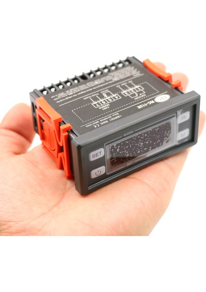 Siyah Stil L Beden 1 Adet RC-112E A Sıcak Soğuk Aç Kapama Röle Anahtarı Evrensel Dijital Sıcaklık Kontrol Cihazı Regülatör Aile Çiftliği Termostatı (Yurt Dışından)