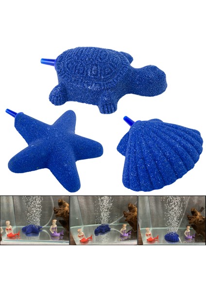 Yıldız Stili Kaplumbağa Akvaryum Balık Tankı Hava Pompası Kum Taşı Yıldız Kabarcık Taşı Havalandırma Pompası Oksijen Plakası Hava Pompası Aksesuar Kabuk Hava Taşı (Yurt Dışından) fiyatları