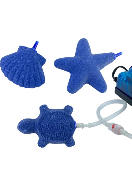 Yıldız Stili Kaplumbağa Akvaryum Balık Tankı Hava Pompası Kum Taşı Yıldız Kabarcık Taşı Havalandırma Pompası Oksijen Plakası Hava Pompası Aksesuar Kabuk Hava Taşı (Yurt Dışından) modelleri