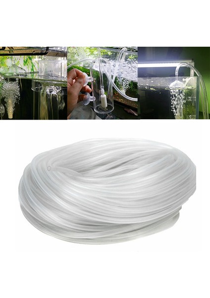 Beyaz Stil 5 Milyon Oksijen Yumuşak Pompa Hortumu Hava Balon Taşı Akvaryum Balık Tankı Gölet Pompa Hortumu Akvaryum Aksesuarları (Yurt Dışından) fiyatları