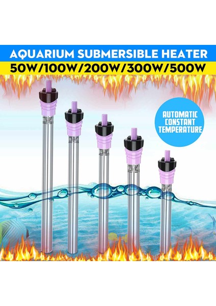Abd Fiş Stili 200W Yeni Akvaryum Isıtıcı Daldırılabilir Balık Tankı Isıtıcı Sürekli Sıcaklık Paslanmaz Çelik Su Isıtma Çubuğu (Yurt Dışından) fiyatları