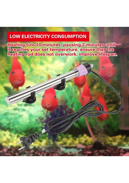 Abd Fiş Stili 200W Yeni Akvaryum Isıtıcı Daldırılabilir Balık Tankı Isıtıcı Sürekli Sıcaklık Paslanmaz Çelik Su Isıtma Çubuğu (Yurt Dışından) modelleri