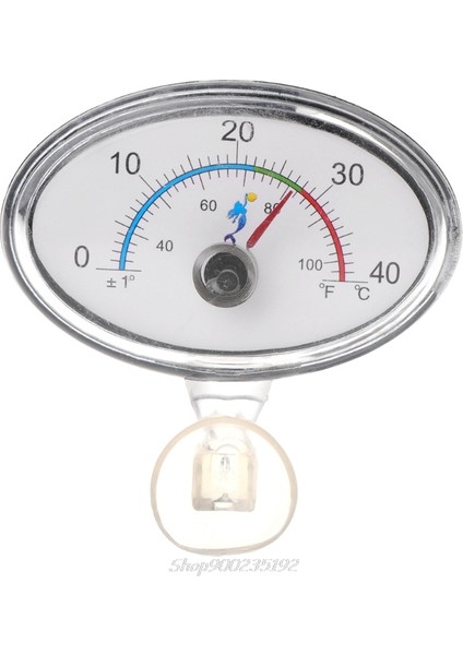 Yuvarlak Stil M Beden Akvaryum Termometre Işaretçi Balık Tankı Sıcaklık Kadran Daldırılabilir Emme Kupası Jy Dropship (Yurt Dışından)