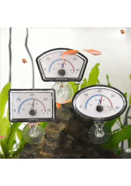 Yuvarlak Stil M Beden Akvaryum Termometre Işaretçi Balık Tankı Sıcaklık Kadran Daldırılabilir Emme Kupası Jy Dropship (Yurt Dışından) fiyatları