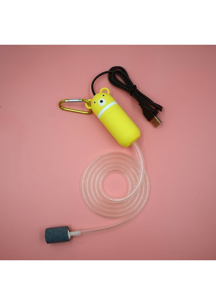 02 Sarı Stil Sıcak Satış Akvaryum Balık Tankı Taşınabilir USB Mini Oksijen Hava Pompası Sessiz Enerji Tasarruflu Malzemeler Akvaryum Hava Pompası Pet Malzemeleri (Yurt Dışından)